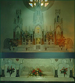 altar and rail