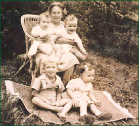 grandma with grandchildren